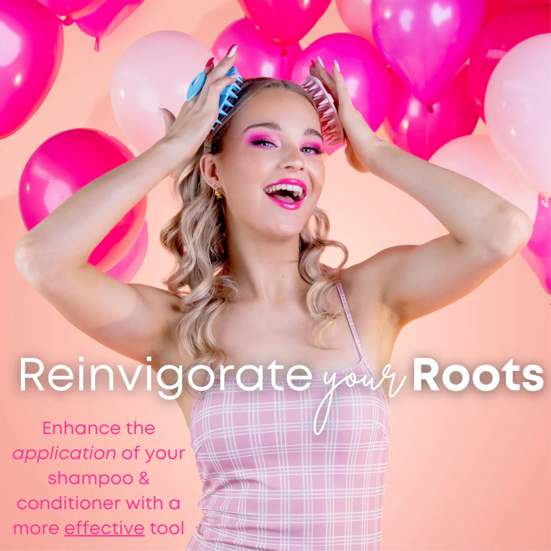 Liquilinks® Silicone Scalp Exfoliator | Deep Cleansing & Massage Brush (Kendra)