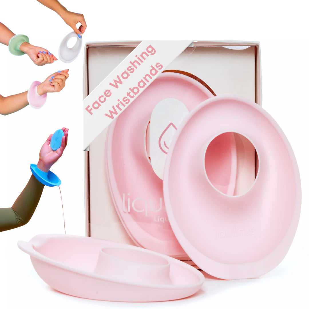 Liquilinks® LiquiBands Silicone Wristbands | Drip-Stopping Skincare Tool (Kendra)