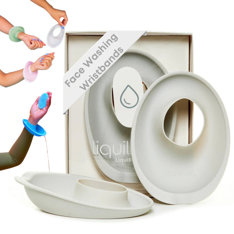Liquilinks® LiquiBands Silicone Wristbands | Drip-Stopping Skincare Tool (Kendra)