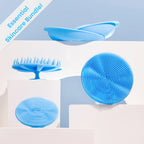 Liquilinks® 4-Piece Silicone Beauty Bundle | Face, Body & Scalp Care Set (Kendra) The Branded Salon