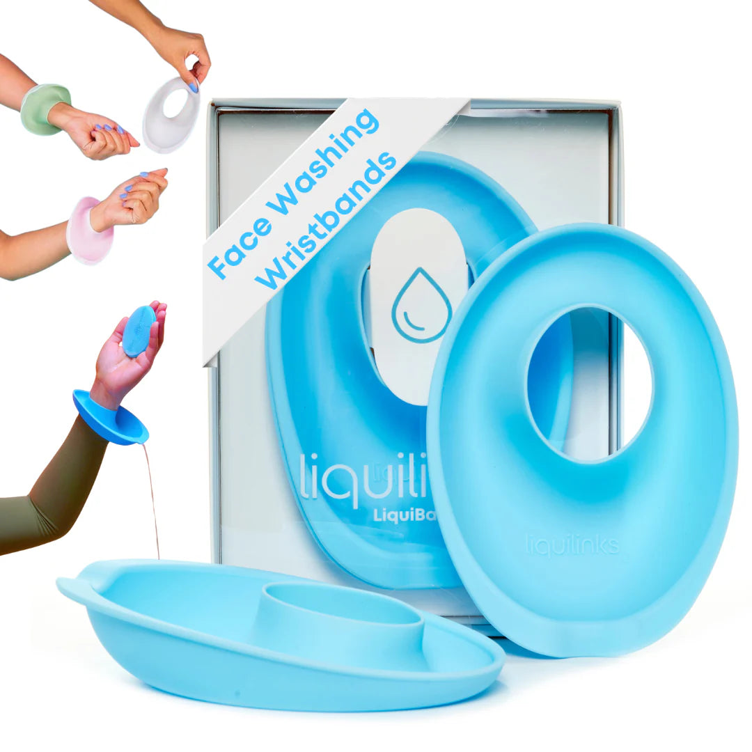 Liquilinks® LiquiBands Silicone Wristbands | Drip-Stopping Skincare Tool (Kendra)