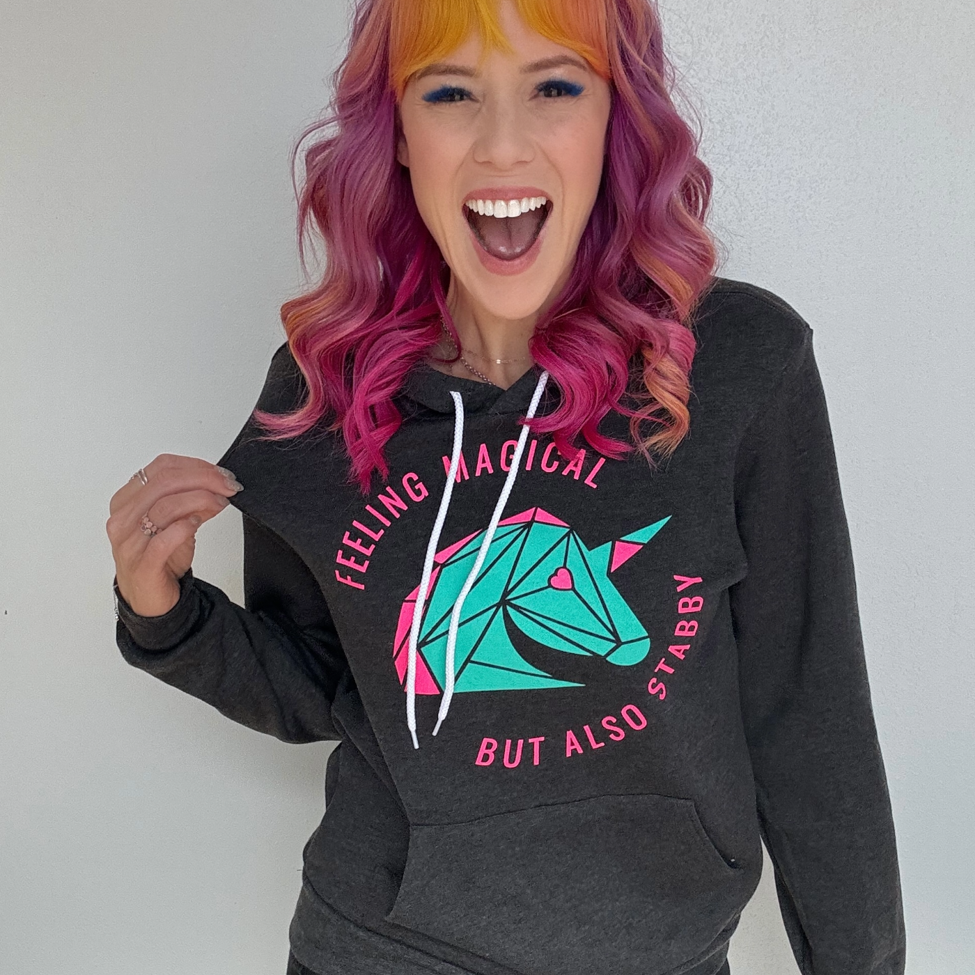 Feeling Stabby Adult Hoodies (Limited Edition)🦄🗡️