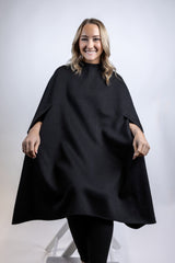 The Cozy Cape 🖤 Ultra-Soft Warmth for the Ultimate Client Comfort
