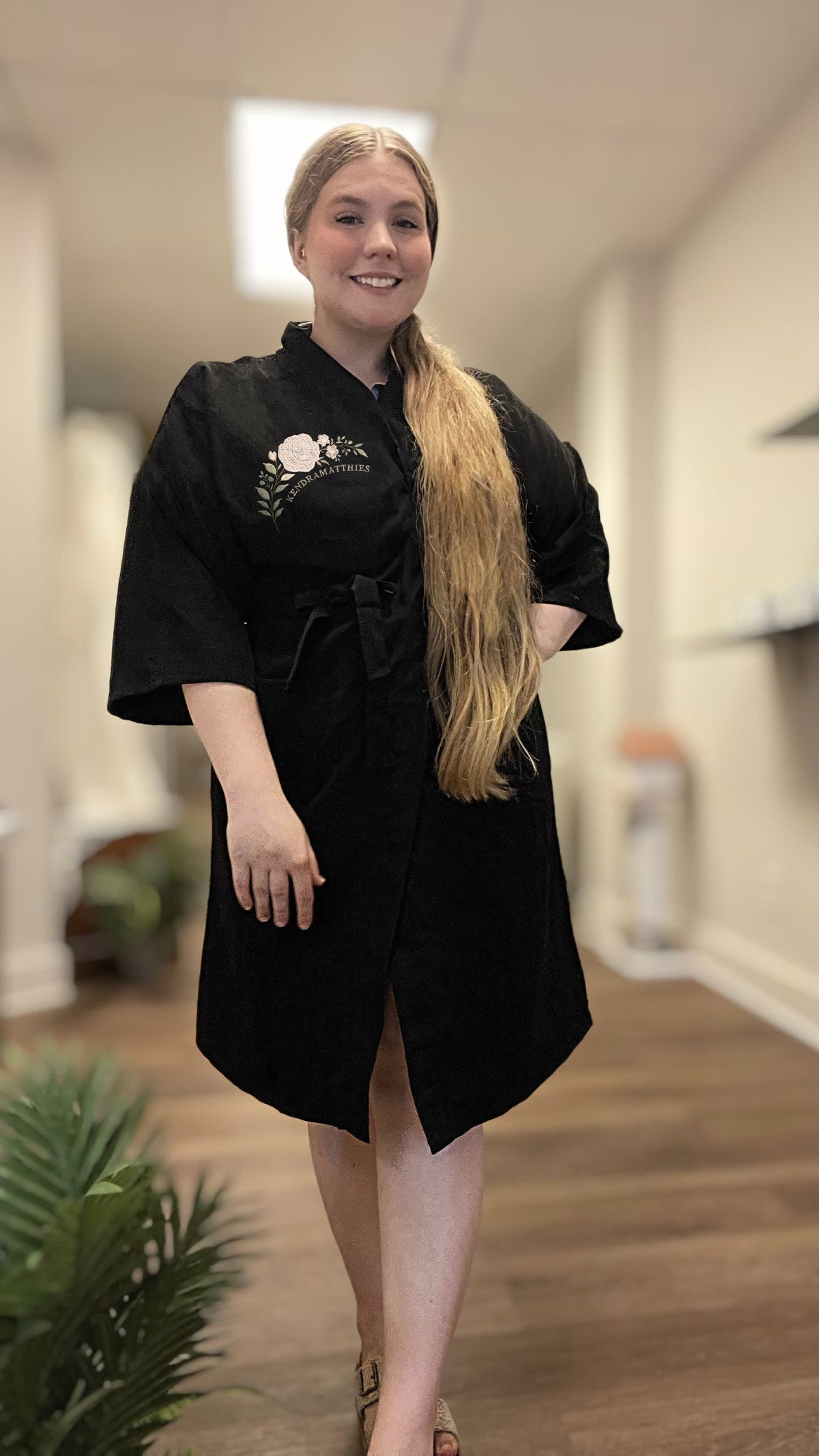 Kendra Matthies Signature Design🌸Robe - Made with Heart. Worn with Confidence. The Branded Salon
