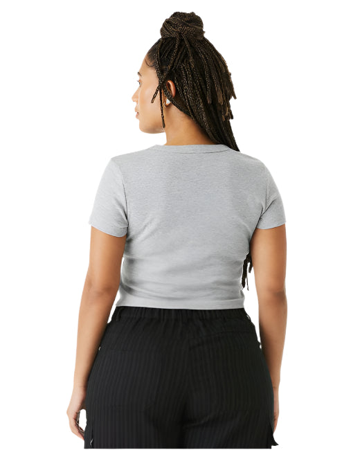 🌸BELLA + CANVAS Ladies' Micro Ribbed Baby Tee Effortless Branding