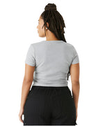 🌸BELLA + CANVAS Ladies' Micro Ribbed Baby Tee Effortless Branding