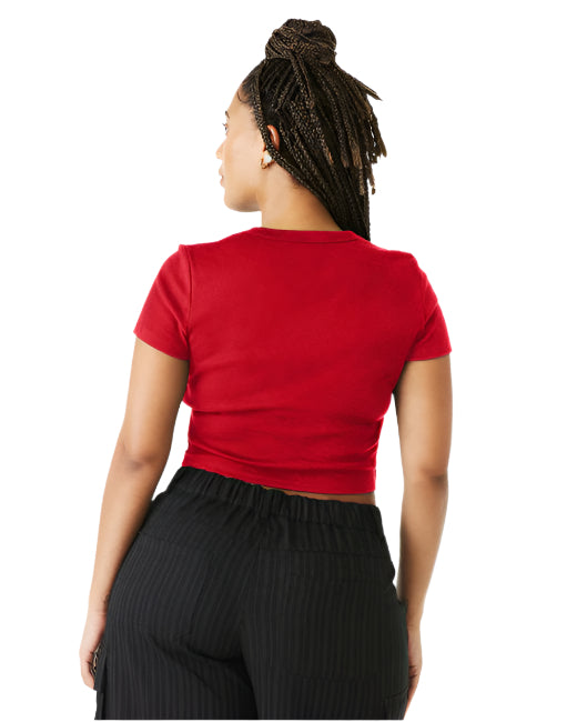 🌸BELLA + CANVAS Ladies' Micro Ribbed Baby Tee Effortless Branding