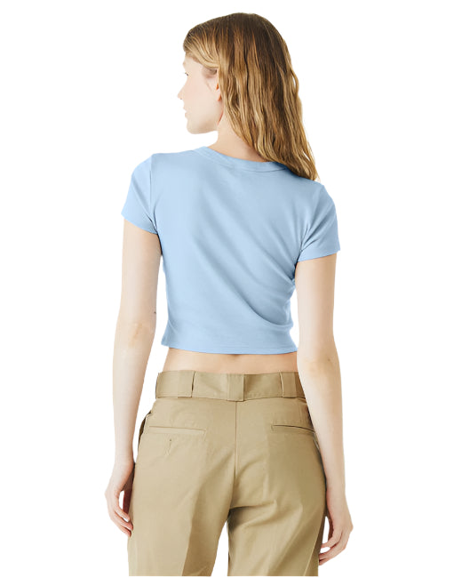 🌸BELLA + CANVAS Ladies' Micro Ribbed Baby Tee Effortless Branding