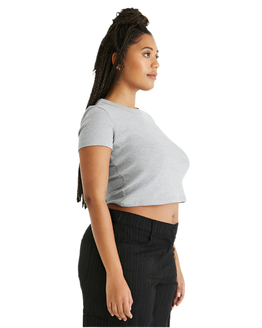 🌸BELLA + CANVAS Ladies' Micro Ribbed Baby Tee Effortless Branding