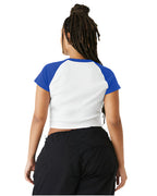 🌸BELLA + CANVAS Ladies' Micro Ribbed Raglan Baby Tee Effortless Branding