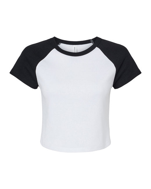 🌸BELLA + CANVAS Ladies' Micro Ribbed Raglan Baby Tee