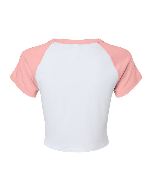 🌸BELLA + CANVAS Ladies' Micro Ribbed Raglan Baby Tee