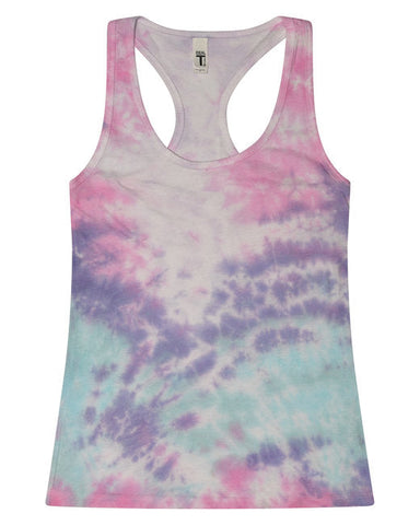 🍭Tie-Dye Ladies' Racerback Tank