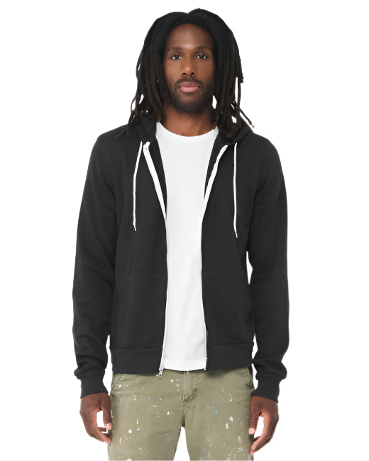 🌸BELLA + CANVAS Unisex Sponge Fleece Full-Zip Hooded Sweatshirt www.ebfakestore.com
