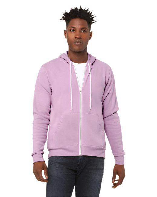 🌸BELLA + CANVAS Unisex Sponge Fleece Full-Zip Hooded Sweatshirt www.ebfakestore.com