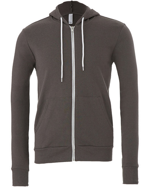 🌸BELLA + CANVAS Unisex Sponge Fleece Full-Zip Hooded Sweatshirt www.ebfakestore.com