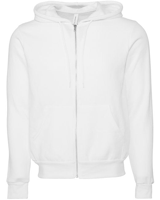🌸BELLA + CANVAS Unisex Sponge Fleece Full-Zip Hooded Sweatshirt www.ebfakestore.com