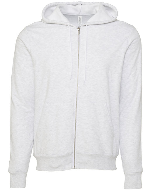 🌸BELLA + CANVAS Unisex Sponge Fleece Full-Zip Hooded Sweatshirt