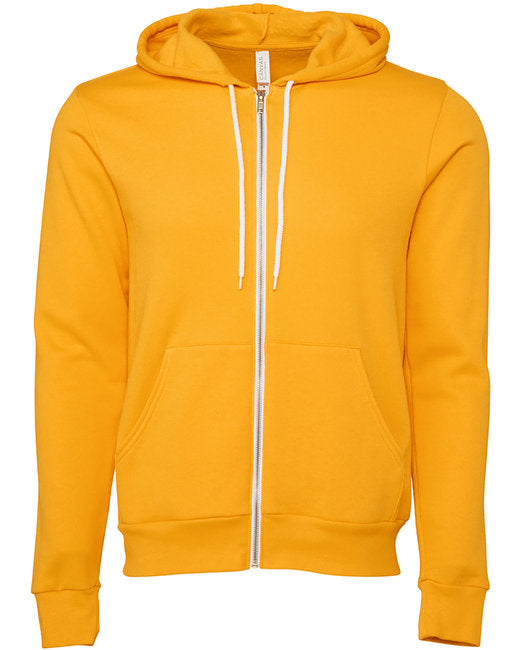 🌸BELLA + CANVAS Unisex Sponge Fleece Full-Zip Hooded Sweatshirt