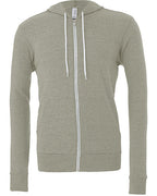 🌸BELLA + CANVAS Unisex Sponge Fleece Full-Zip Hooded Sweatshirt www.ebfakestore.com