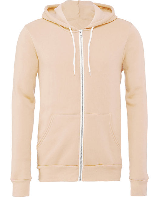 🌸BELLA + CANVAS Unisex Sponge Fleece Full-Zip Hooded Sweatshirt