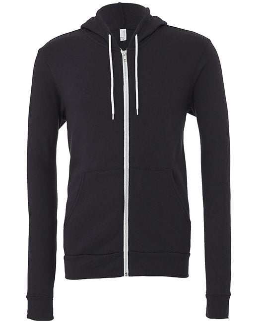 🌸BELLA + CANVAS Unisex Sponge Fleece Full-Zip Hooded Sweatshirt www.ebfakestore.com