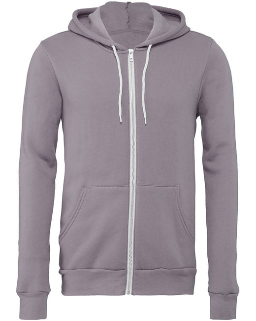 🌸BELLA + CANVAS Unisex Sponge Fleece Full-Zip Hooded Sweatshirt