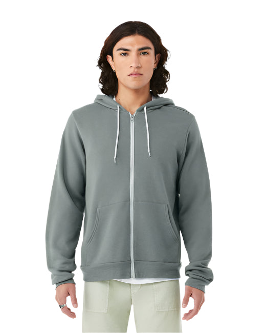 🌸BELLA + CANVAS Unisex Sponge Fleece Full-Zip Hooded Sweatshirt www.ebfakestore.com