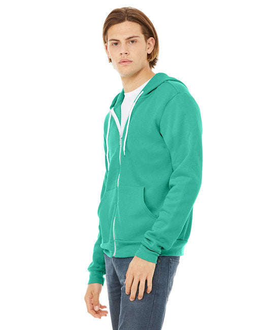 🌸BELLA + CANVAS Unisex Sponge Fleece Full-Zip Hooded Sweatshirt