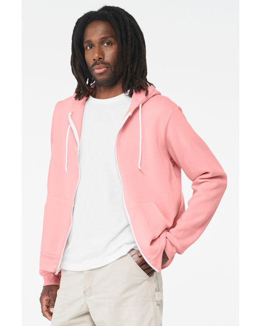 🌸BELLA + CANVAS Unisex Sponge Fleece Full-Zip Hooded Sweatshirt