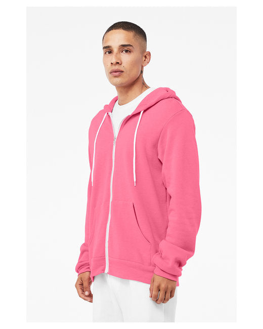 🌸BELLA + CANVAS Unisex Sponge Fleece Full-Zip Hooded Sweatshirt