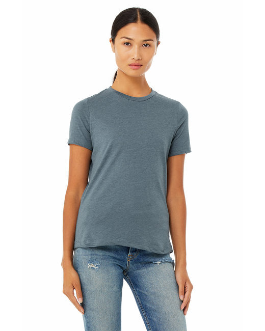 🌸BELLA + CANVAS Ladies' Relaxed Heather CVC Short-Sleeve T-Shirt