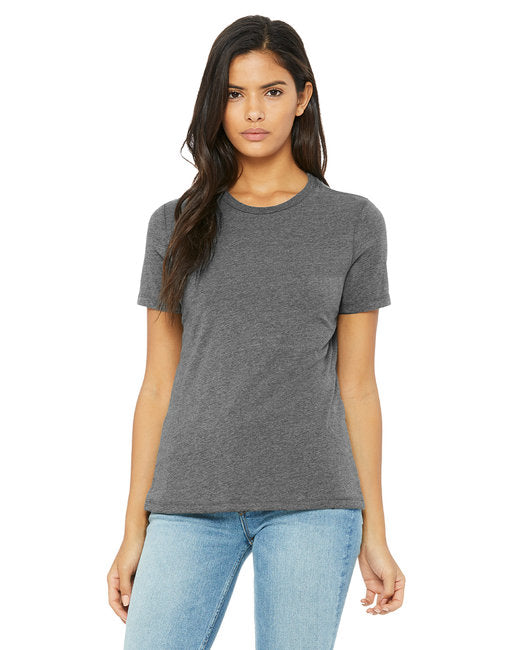 🌸BELLA + CANVAS Ladies' Relaxed Heather CVC Short-Sleeve T-Shirt