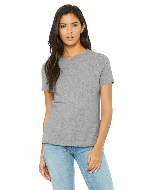 🌸BELLA + CANVAS Ladies' Relaxed Heather CVC Short-Sleeve T-Shirt