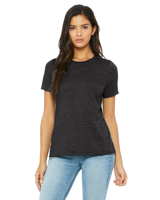 🌸BELLA + CANVAS Ladies' Relaxed Heather CVC Short-Sleeve T-Shirt