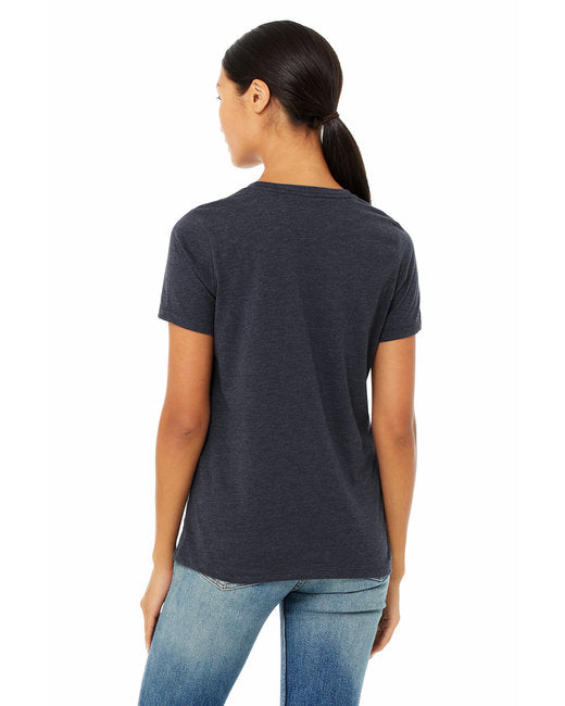 🌸BELLA + CANVAS Ladies' Relaxed Heather CVC Short-Sleeve T-Shirt