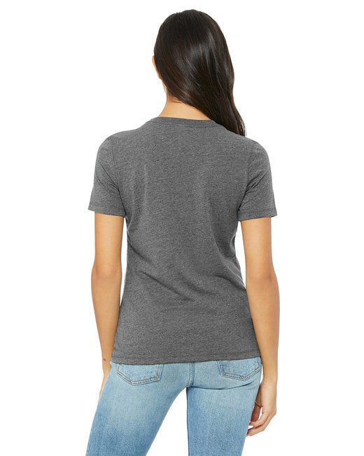 🌸BELLA + CANVAS Ladies' Relaxed Heather CVC Short-Sleeve T-Shirt