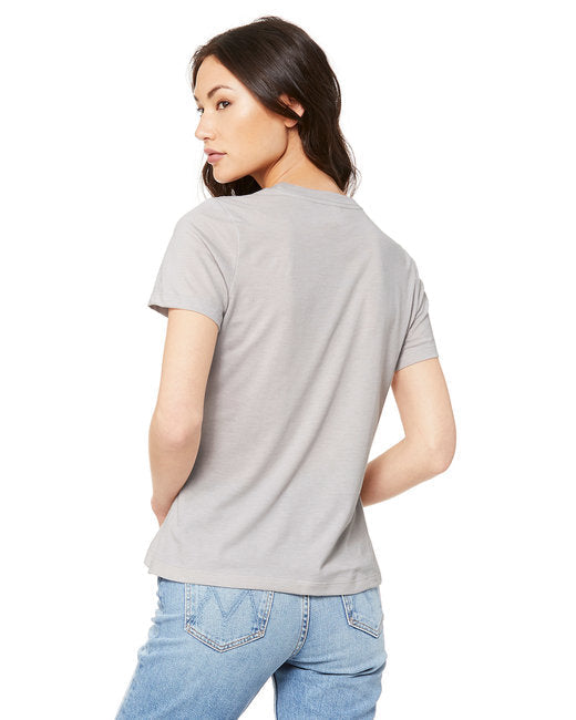 🌸BELLA + CANVAS Ladies' Relaxed Heather CVC Short-Sleeve T-Shirt