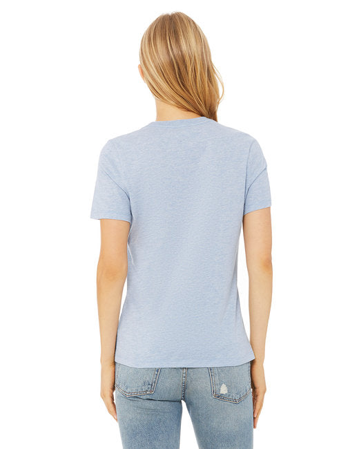 🌸BELLA + CANVAS Ladies' Relaxed Heather CVC Short-Sleeve T-Shirt