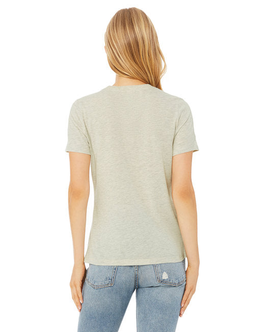 🌸BELLA + CANVAS Ladies' Relaxed Heather CVC Short-Sleeve T-Shirt