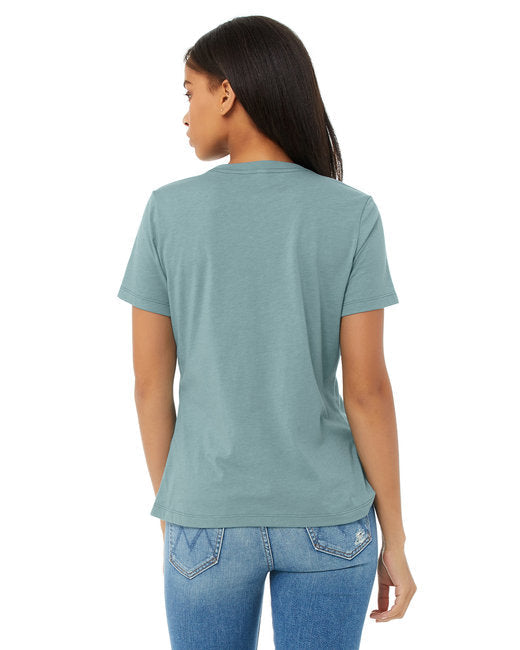 🌸BELLA + CANVAS Ladies' Relaxed Heather CVC Short-Sleeve T-Shirt