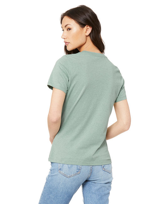 🌸BELLA + CANVAS Ladies' Relaxed Heather CVC Short-Sleeve T-Shirt