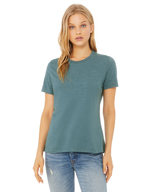 🌸BELLA + CANVAS Ladies' Relaxed Heather CVC Short-Sleeve T-Shirt