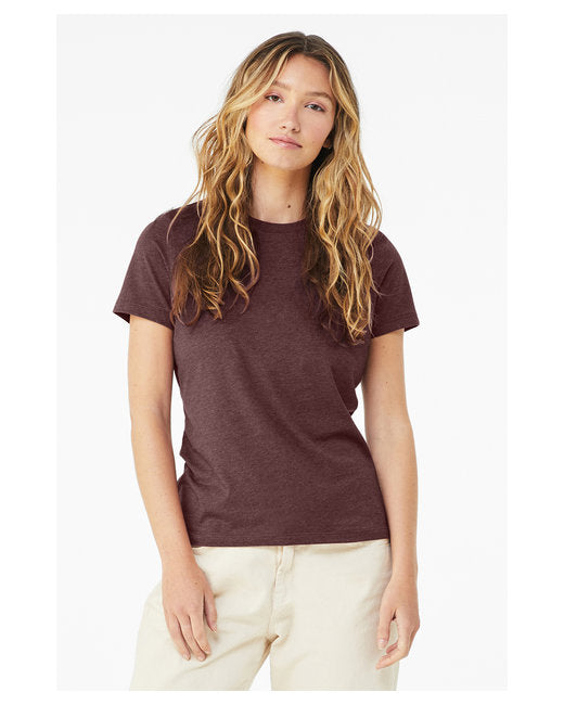 🌸BELLA + CANVAS Ladies' Relaxed Heather CVC Short-Sleeve T-Shirt