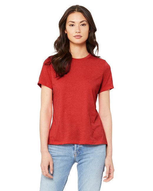 🌸BELLA + CANVAS Ladies' Relaxed Heather CVC Short-Sleeve T-Shirt