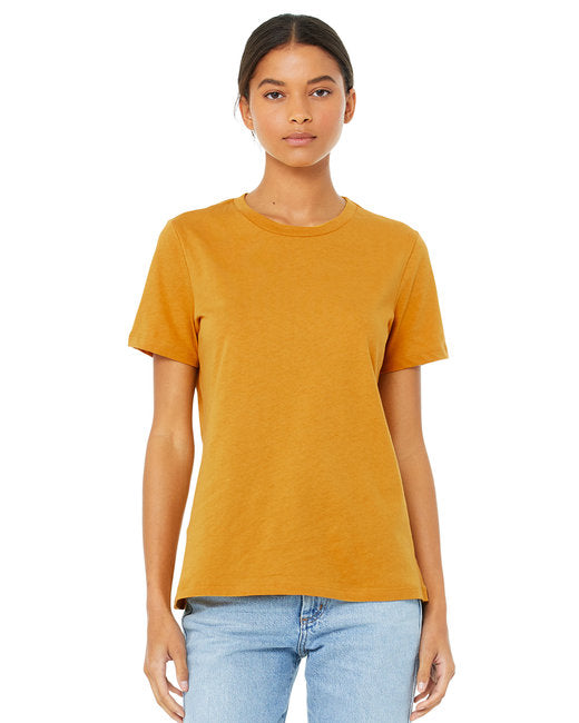 🌸BELLA + CANVAS Ladies' Relaxed Heather CVC Short-Sleeve T-Shirt