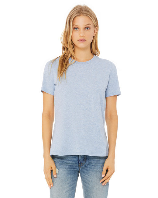 🌸BELLA + CANVAS Ladies' Relaxed Heather CVC Short-Sleeve T-Shirt