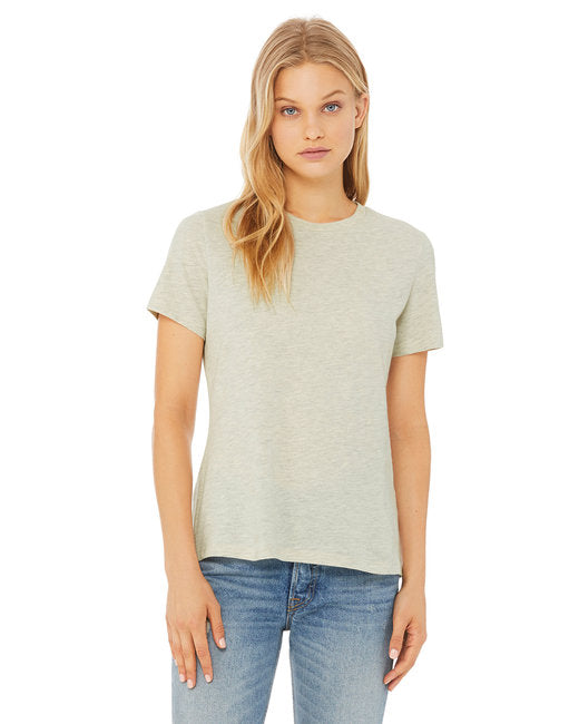 🌸BELLA + CANVAS Ladies' Relaxed Heather CVC Short-Sleeve T-Shirt