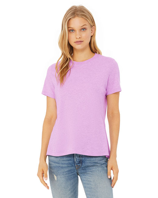 🌸BELLA + CANVAS Ladies' Relaxed Heather CVC Short-Sleeve T-Shirt