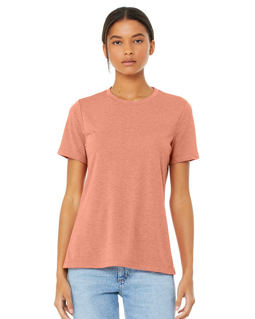 🌸BELLA + CANVAS Ladies' Relaxed Heather CVC Short-Sleeve T-Shirt